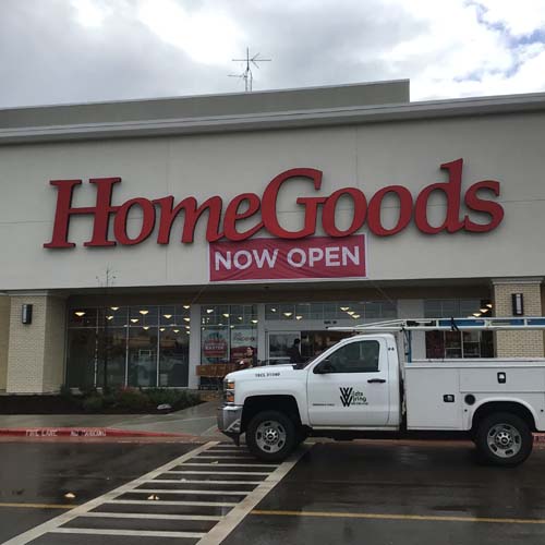 Wildts Wiring did the electrical work for Homegoods